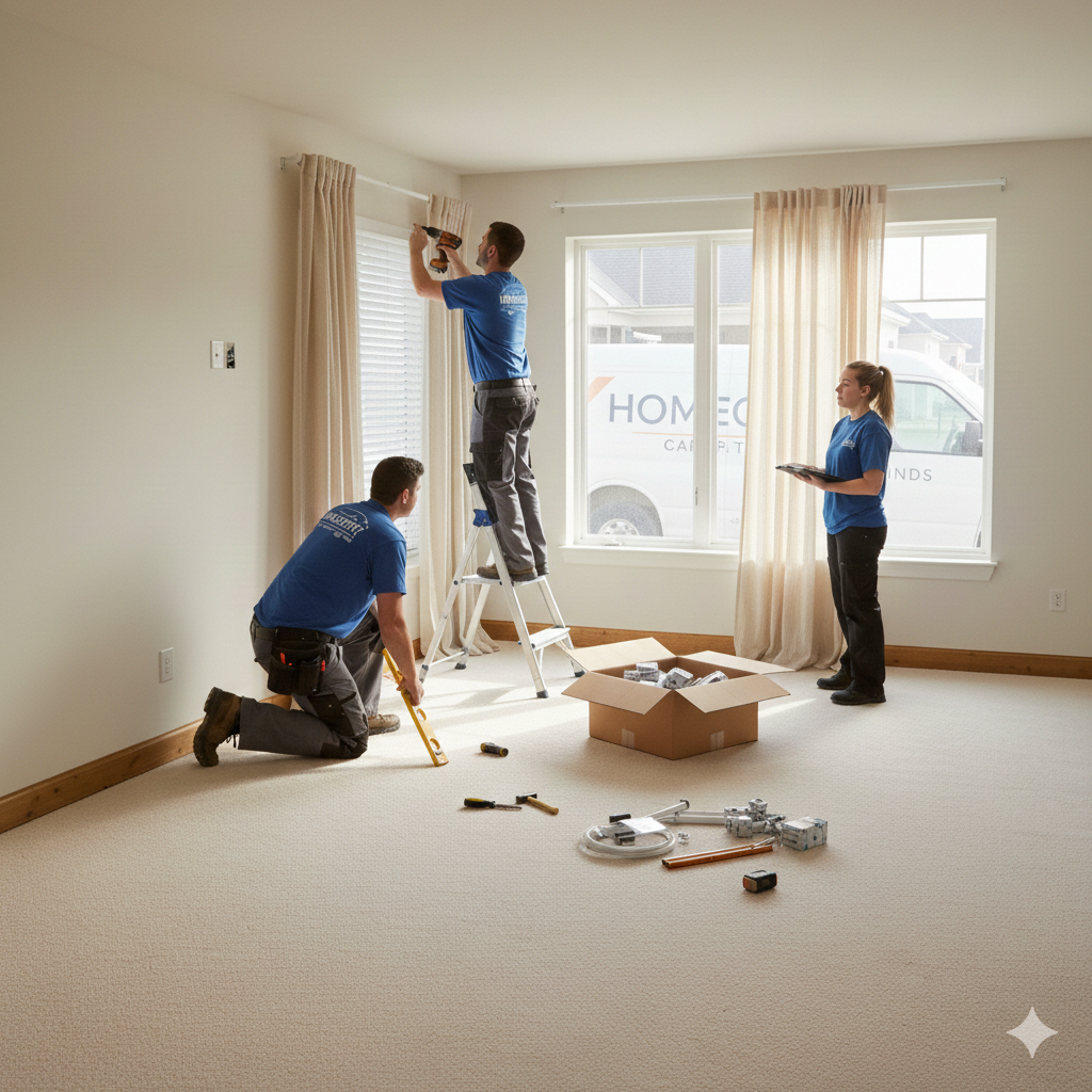 Curtains Installation