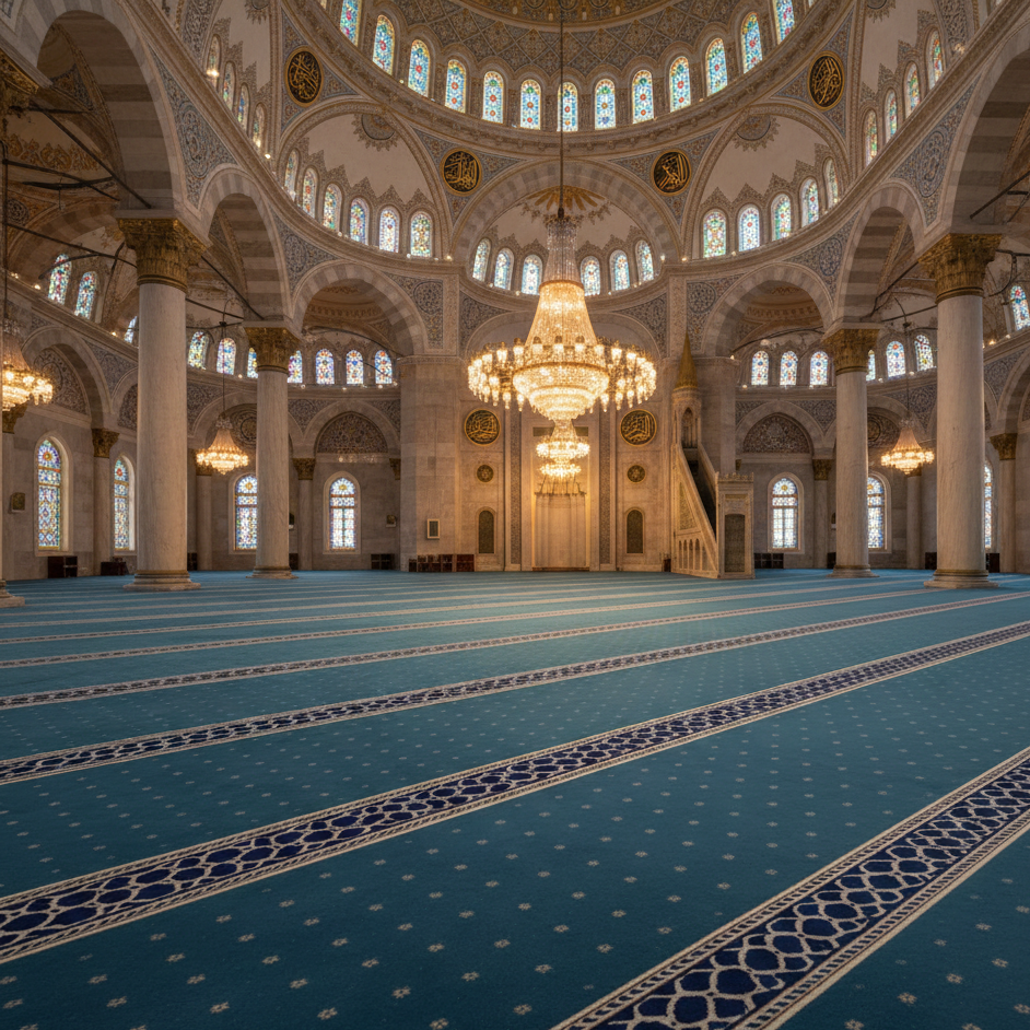 Cerulean Prayer Carpet