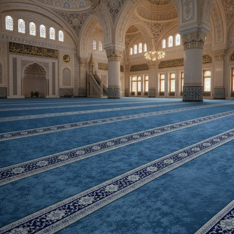 Cerulean Prayer Carpet